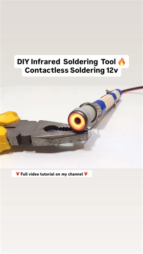 diy, soldering, infrared, ir, 12v, homemade, electronics, project, tool, easy, contactless