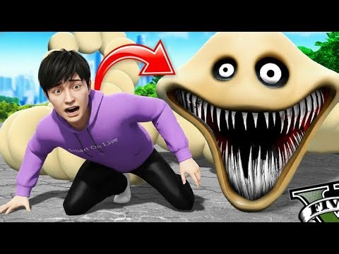 ဗိုက်ဆာနေတဲ့ တီကောင်ကြီး Hungry Worm စားတာခံခဲ့ရတယ် | I found HUNGRY WORM in GTA V