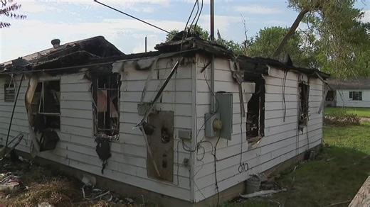 Family believes downed power lines sparked fire that destroyed their home