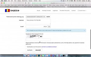 Cum plătești o amendă de circulație pe Ghiseul.ro