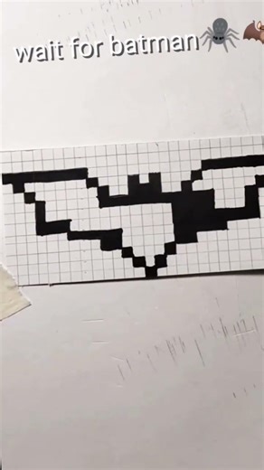 pixal art Batman tutorial part-2 ❓💯 #shorts #pixalart #music