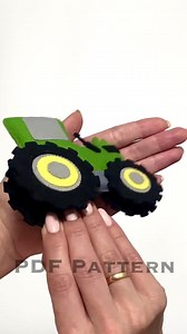 Tractor Sewing Pattern PDF. Felt Toys Easy Pattern. Felt Farm Ornament. Farm Decor. Farm Tractor Baby Pattern. Country Decor. John Deere. - Etsy