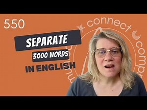 Learn English Vocabulary: “separate” -Definitions, Usage, Collocations, and Opposites 550/3000
