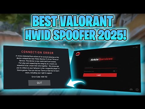 Best Valorant HWID Spoofer 2025 — Undetected Permanent Ban Bypass | ArkieHub.com