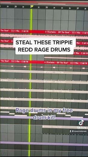 Free Trippie Redd Rage Drum Kit