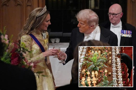 Royals pull out the stops for Trump with state dinner menu — including nod to prez’s Scottish heritage with drink selection