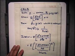 Lec 8: Estimation Part 2: Cramer-Rao Bound, Stein's Unbiased Risk Estimator
