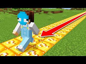 Minecraft, But Walking Spawns Lucky Blocks...
