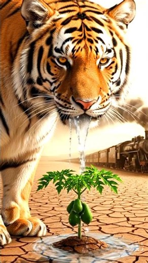 Tiger Woods: The Papaya Tree & The Power of Resilience #ai #papaya #shorts