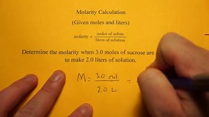 Molarity Calculations