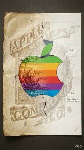 The Evolution of the Apple Logo 🍏✨