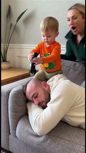 Dad Fell Asleep… Toddler Became His BARBER 😳😂 | RapidReels