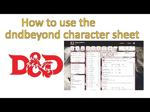 DNDBeyond Character Sheet Guide