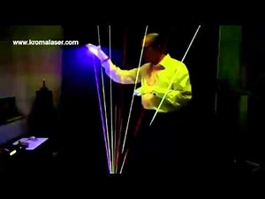 Laser Harp KROMALASER - Velocity Hands modulation (HHMC)