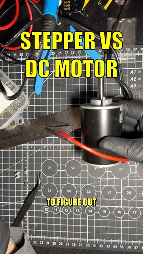 Stepper vs DC Motor Analysis!! #engineering #3dprinting #design