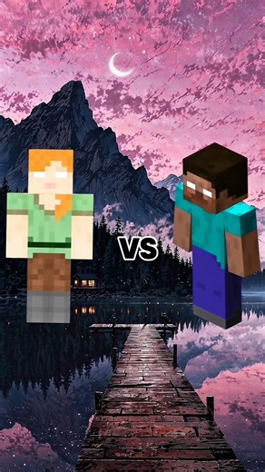 Herobrine VS Alexbrine 🔥 #shorts #minecraft #comparison
