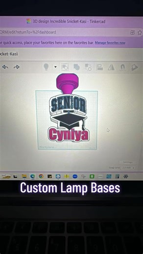Learned how to make lamp bases. Thanks Nikita Degraffenreid for the tutorial
