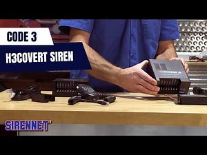 Code 3 H3COVERT Siren - Handheld or Discrete Input-Wire Siren System