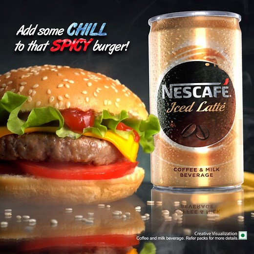 CONTEST ALERT! Spicy hot burger and indulgent chilled NESCAFÉ Cold Coffee- that’s all the CHILLspiration you need for today! Grab a pack of your favorite Nescafé cold coffee and share your chill scenes with us using the hashtag #merachillscene! You could stand a chance to get featured on @Nescafeindia’s page and win exciting prizes! Start sharing now! The first 100 entries also win exciting vouchers! Here’s all you need to do: 1. Follow @nescafeindia 2. Post a photo/ video of your Nescafé Cold C
