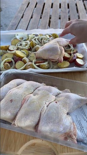 Amazing grilled chicken quarters #cooking
