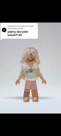 Tutorial na blond włosy w Roblox