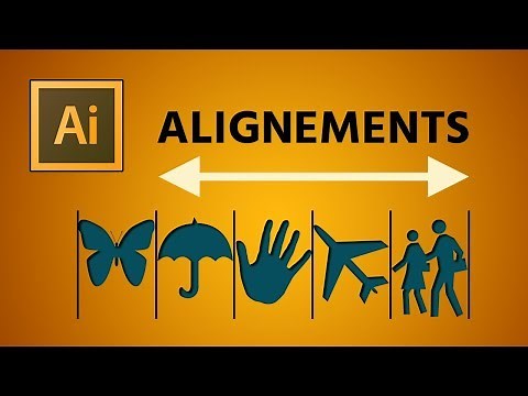 Les alignements dans Illustrator