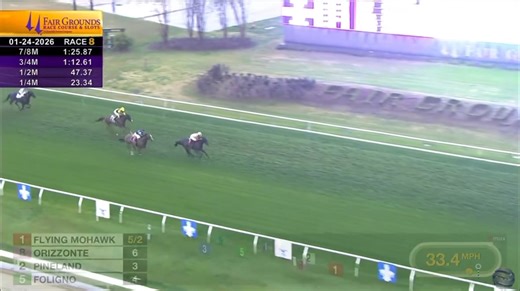 A very special win today as KY Derby 2025 starter FLYING MOHAWK finds his way back to the winners circle at Fairgrounds Racetrack. Congrats to owners Two Eight Racing, Berry Family Racing, and Kaleta Racing! Great job by the Beckman Racing team and a perfectly timed ride by Jareth Loveberry. | Legion Bloodstock