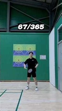 67/365 Challenge(overhead swing)🏸🔥 #Badminton #Challenge