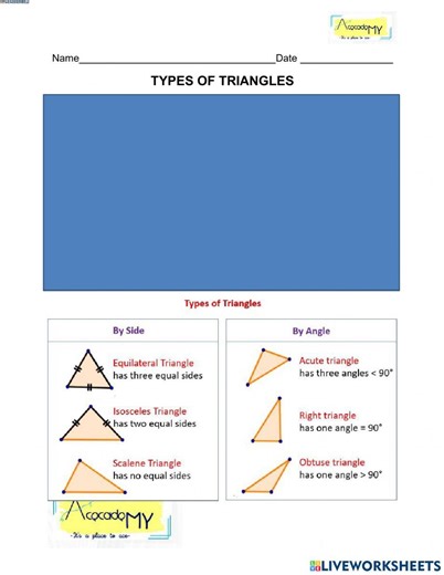 Pdf online exercise: Triangles
