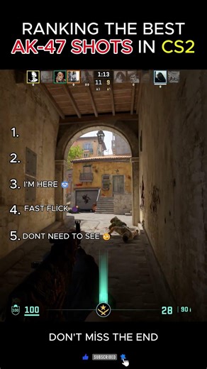 Top 5 Best Ak 47 Shots In Cs2 🔥 #2