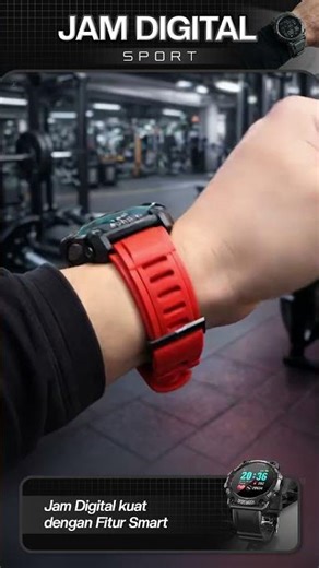 Jam digital sport smartwatch fitur lengkap untuk menemani kegiatan olahraga dan aktivitas harian