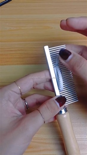 2.3K views · 29 reactions | Petals with Precision! Watch how a simple comb turns into a tool of blooming beauty! #DIYPaperFlowers #HandmadeArt #QuillingArt #CreativeCrafts #PaperCrafts | Quilling Art by Glaiza | Facebook