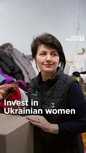 The full-scale invasion of #Ukraine has internally displaced 4.6 million people. 3 million are women. Yet, women are leading the: 👉 Humanitarian response 👉 Economic recovery 👉 Community resilience We partner with women-led organizations in Ukraine because investing in women brings stability and lasting change. | UN Women