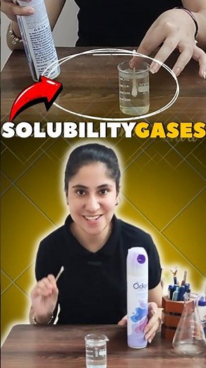 Solubility of Gases Explained in 1 Minute Ep-:55 The Experiment Zone