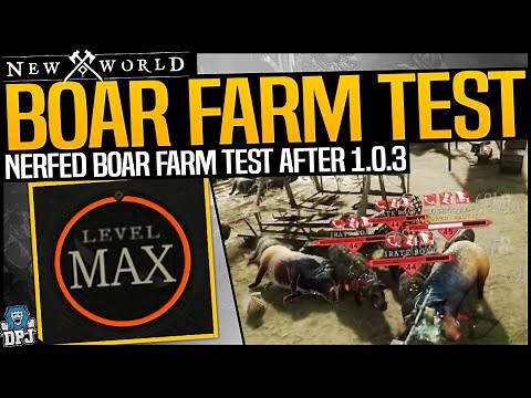 New World: BOAR FARM After Patch 1.0.3 TEST - Is It Still A Good Tracking & Skinning XP Farm?
