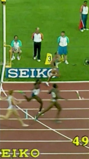 History in the making as Cathy Freeman became Australia's first indigenous world champion in 1997 💫