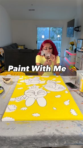 KeShaun West ✨ on Instagram: "Paint With Me🎨 • Follow @keshaaaunn For More😁 • #explore #explorepage #paintwithme #sipandpaint #painter #artistsofinstagram #reelsinstagram #process #cartoon #viralpost #share #funnymemes #art #reels #drawings #cartooncharacters #artist #vlog #content #contentcreator #yellow #bright #acrylicpainting #reelsinstagram #relax #unwind #relatable #trendingnow #dmv #powerpuff #powerpuffgirls"