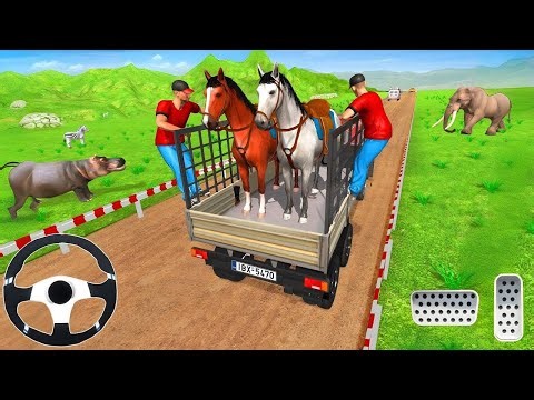 Farm Animal Transport Truck 🚜 | Offroad Horse Cargo Driving 3D | Android Gameplay 2026