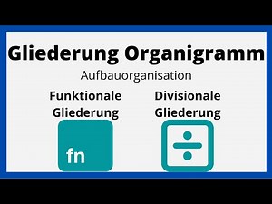 Organizational chart structure | Functional and divisional structure | simply explained
