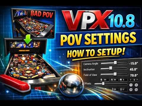 Visual Pinball 10.8 POV Tutorial