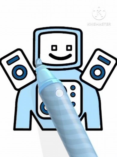 How to draw a Robot 🤖 Easy step by step #draw&color#foru