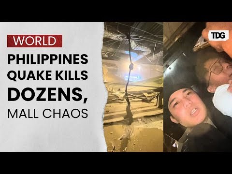Watch: Philippines Earthquake Traps People in Mall, Causes Multiple Deaths