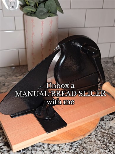 Make slicing bread 🍞 easy with this high quality @FixOasis manual bread slicer! #manualbreadslicer #homemadebread #fyp #sourdoughforbeginners #kitchen
