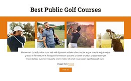 Best Public Golf Courses - HTML Template by Nicepage