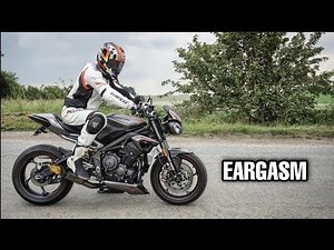 SC Project Full Titanium Exhaust Sound 2020 Street Triple 765 RS