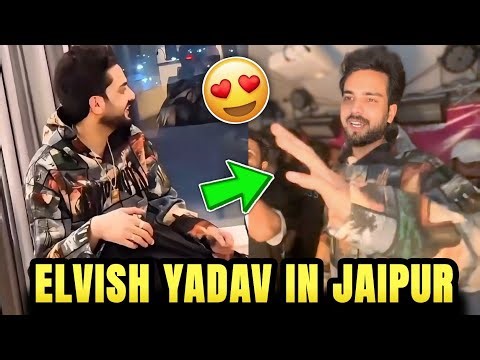 OMG🤯 Elvish Yadav Reached In Jaipur For Meetup & Enjoying Party 😍, Elvish Yadav Jaipur Meetup !🔥