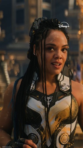 Valkyrie and Thor. That’s it. That’s the post. | Marvel
