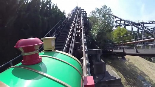This is vivace mine train. #coastermadness99 #pov #ride #coaster #fun #thrill