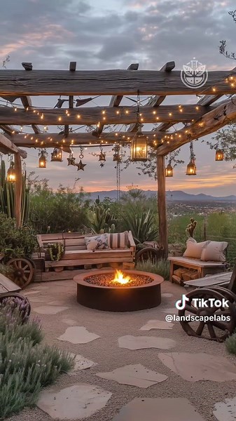 Country Cowboy Themed Yard #landscapelabsco #garden #pergola #backyardinspo #plants #gardening #homeinspo #designer #renders #landscapedesign #residentialdesign #homedecor #homeremodel #homerenovation #fireplace #firepit #architecture #modernhomes #farmhomes #farm #farmhouse #country #cowboylife