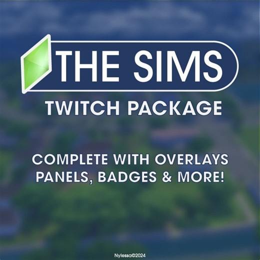 Animated Sims Twitch Package: Customizable Stream Overlay, Panels & Badges - Etsy